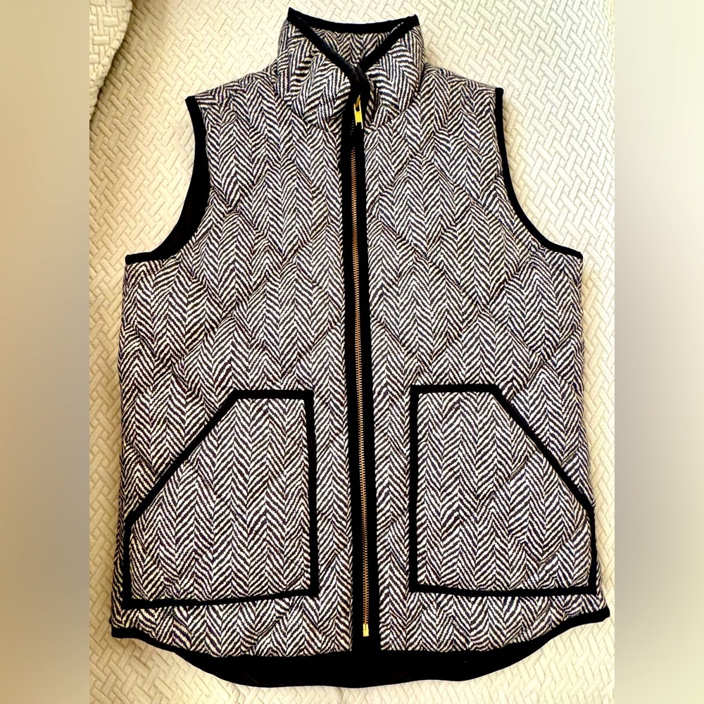 J. Crew Herringbone Vest